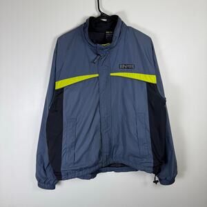 Vintage Insportz gore-tex active streetwear windbreaker track jacket mens Large